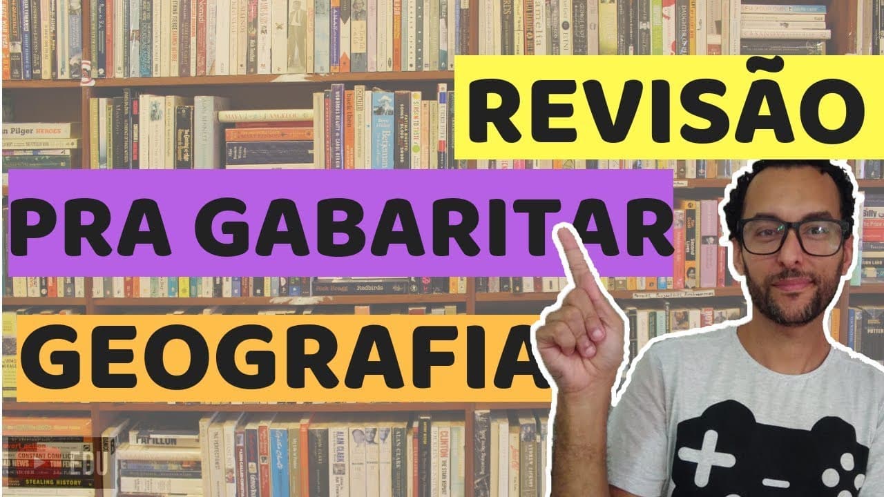 Thumbnail: ENEM 2020| Ciências Humanas| Geografia | A MELHOR REVISÃO