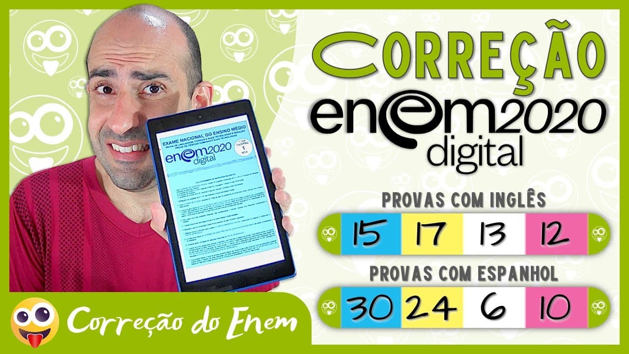 Thumbnail: [CORREÇÃO DO ENEM] Questão 15 - Enem 2020 digital - Prova azul (inglês) ▷ Indústria da felicidade