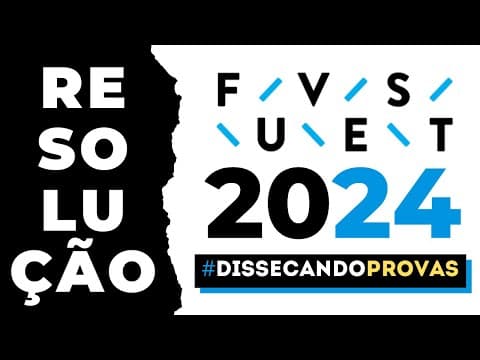 Thumbnail da aula: Resolução FUVEST 2024 | 1ª Fase | Matemática