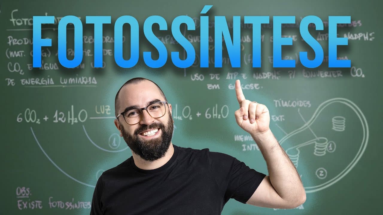 Thumbnail: Cloroplasto e Fotossíntese - Aula 28 - Módulo 1 - Biologia Celular | Prof. Guilherme