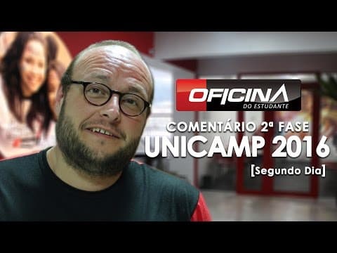 Thumbnail da aula: UNICAMP 2016 - Comentário da 2a fase (Dia 2)