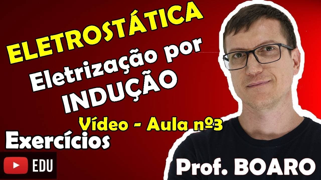 Thumbnail: ELETROSTÁTICA AULA 3 – ELETRIZAÇÃO POR INDUÇÃO - EXERCÍCIOS RESOLVIDOS