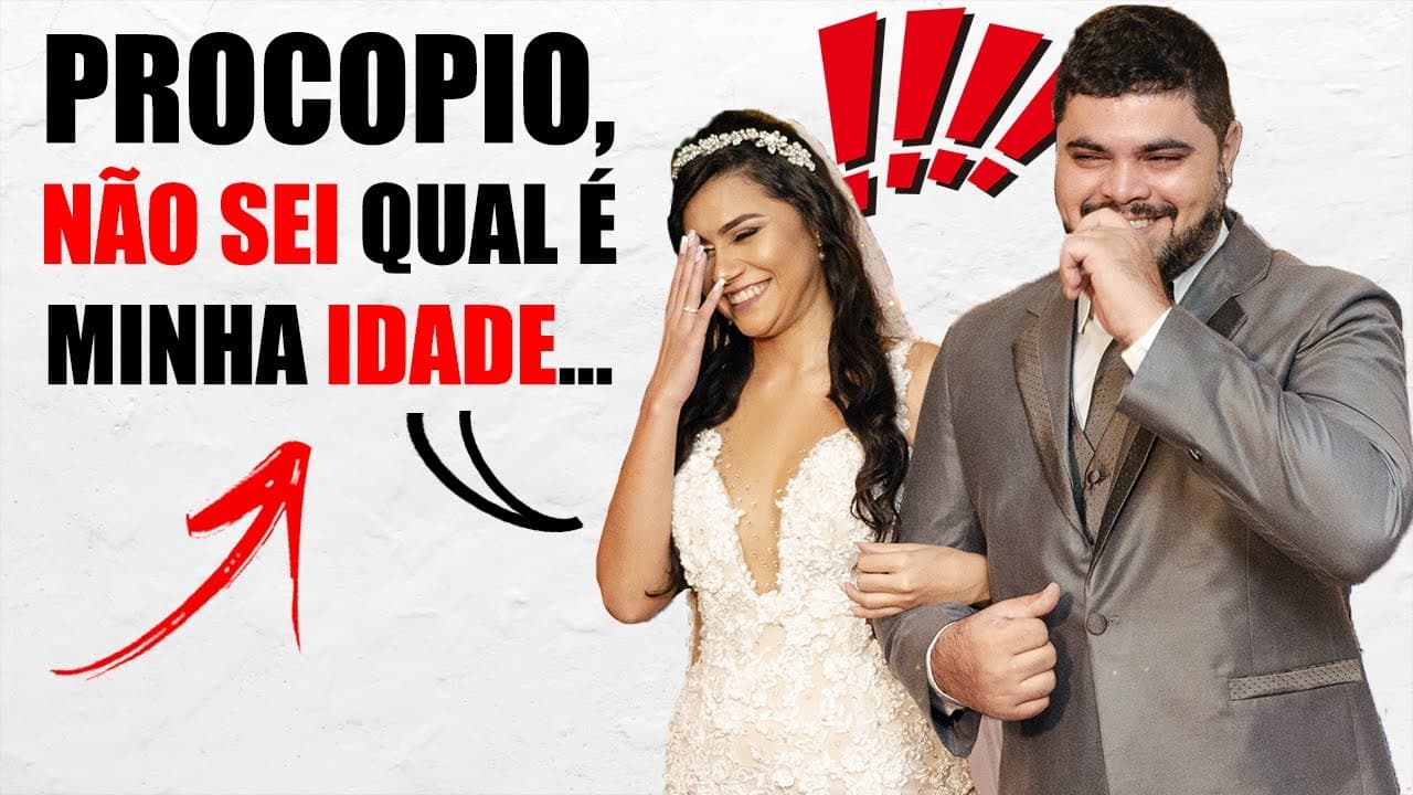 Thumbnail: 👰🏻 QUANTOS ANOS TEM A NOIVA? 🤯 O Problema da Idade da Noiva no Casamento que BUGOU A MENTE DE TODOS!