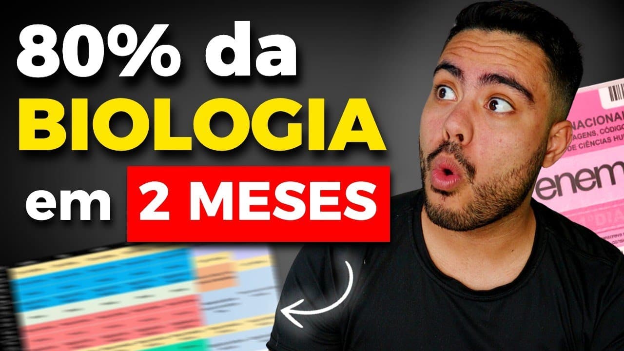 Thumbnail: Domine 80% da Biologia ENEM em 8 semanas