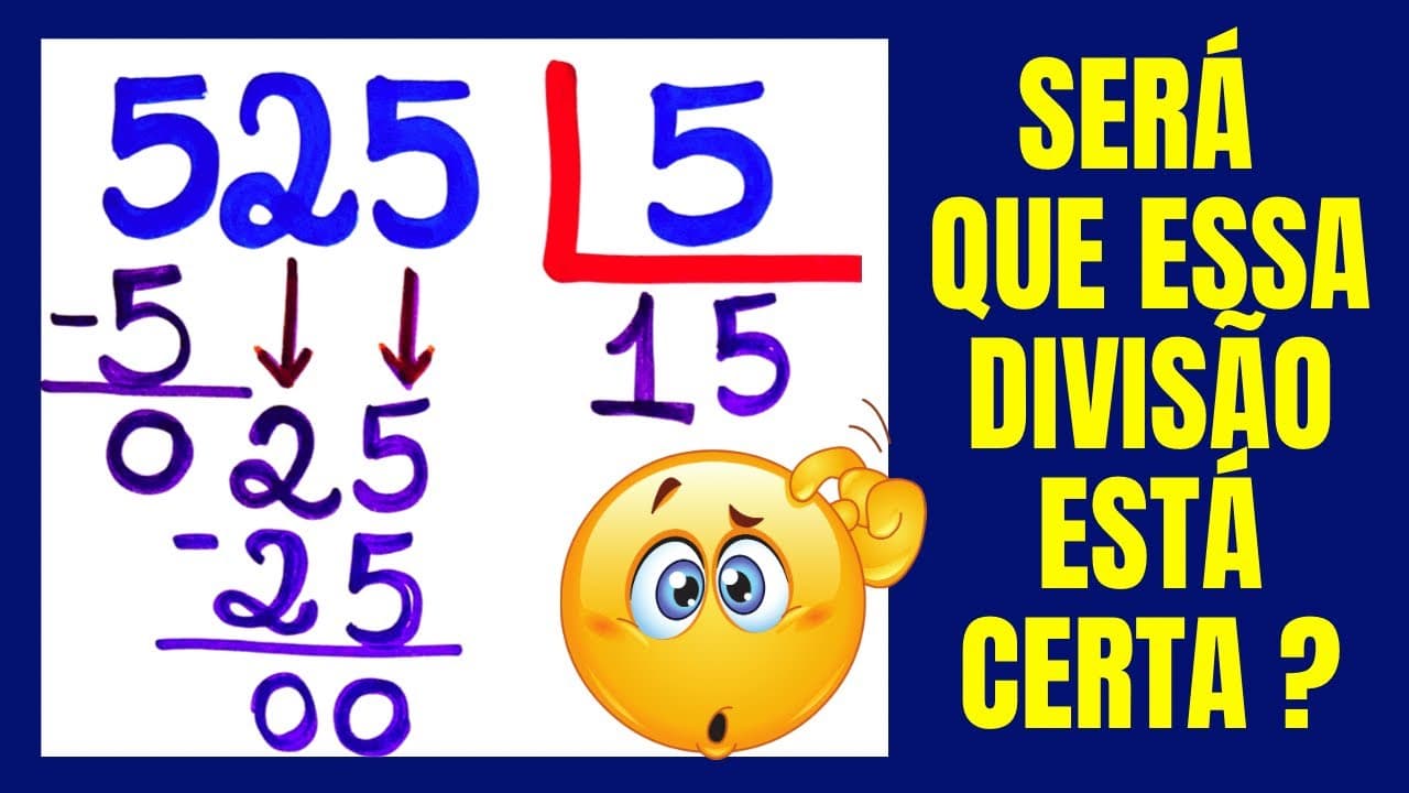 Thumbnail: VOU TE CONTAR ONDE VOCÊ ESTÁ ERRANDO NA HORA DE DIVIDIR!!