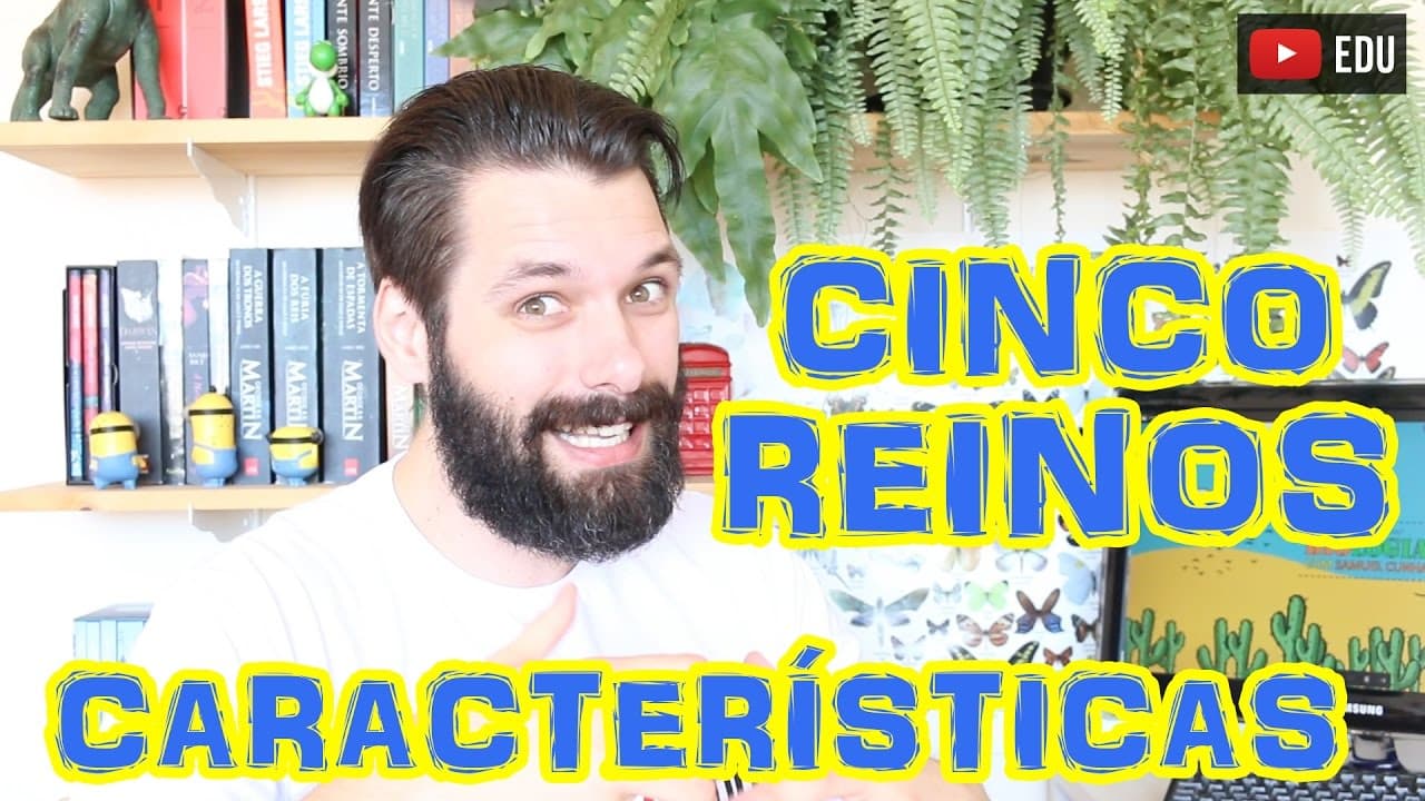 Thumbnail: Os Cinco Reinos dos Seres Vivos - Características e Classificação | Biologia com Samuel Cunha