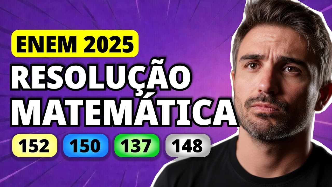 Thumbnail: ENEM 2025 Matemática – Questão 152 | Uma fábrica de tijolos ecológicos com 3 funcionários, cada um