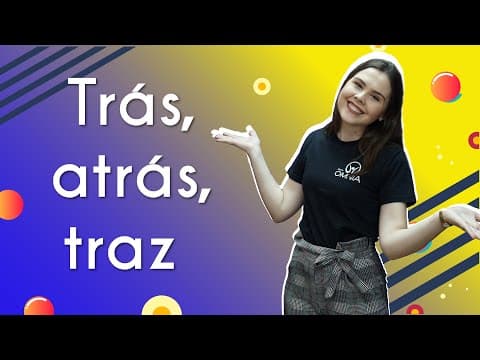 Thumbnail da aula: Trás, atrás, traz - Brasil Escola