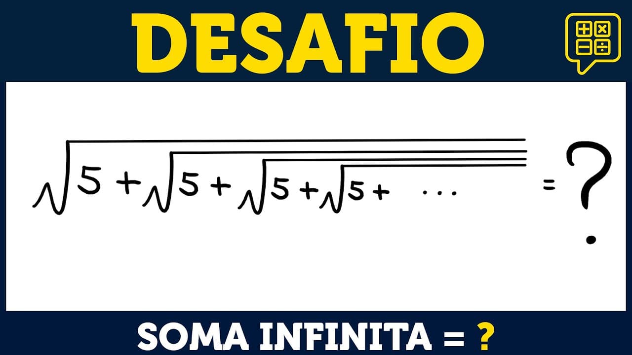 Thumbnail: Soma infinita de raízes: Como resolver a equação? | Matemática: Equações e Álgebra