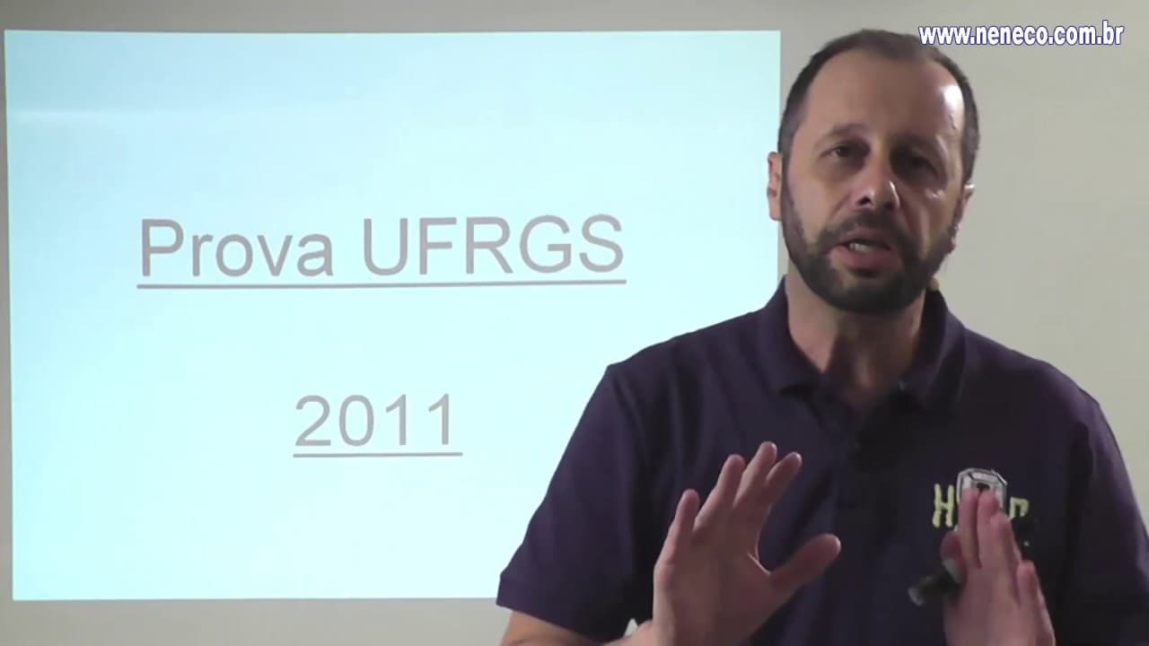 Thumbnail: 295 1 Matemática Correção UFRGS 2011 Parte 1/6
