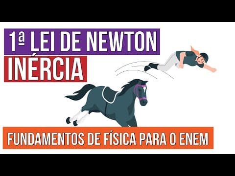 Thumbnail da aula: 1ª LEI DE NEWTON: Inércia | Fundamentos de Física para o Enem | Flaversson Messias Batista