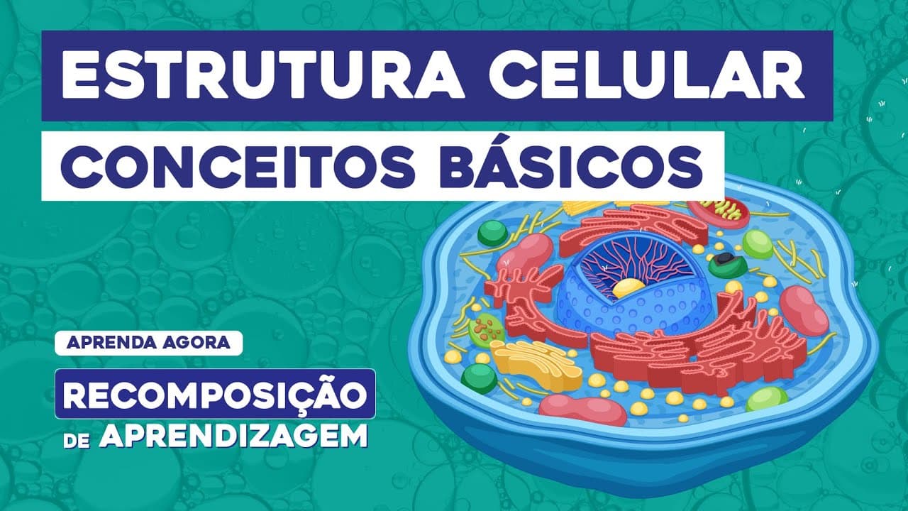 Thumbnail: ESTRUTURA CELULAR: conceitos básicos | Recomposição de Aprendizagem | Cláudia de Souza Aguiar