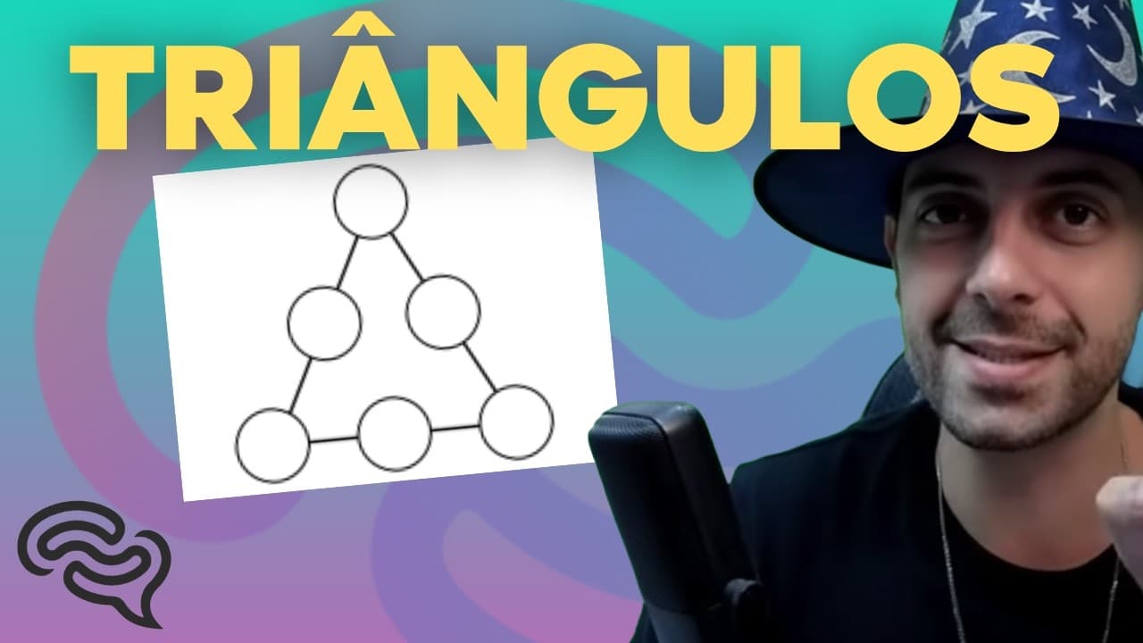 Thumbnail: ENEM 2023 - Q148 - O triângulo da figura é denominado triângulo mágico. Nos círculos, escrevem-se os