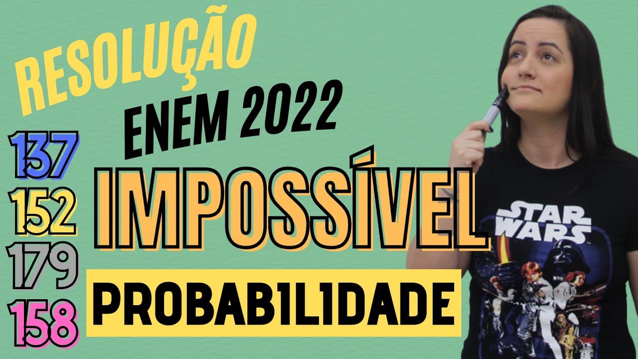 Thumbnail: ENEM 2022 - Q137 (Caderno Azul) - A World Series é a decisão do campeonato QUESTÃO IMPOSSÍVEL