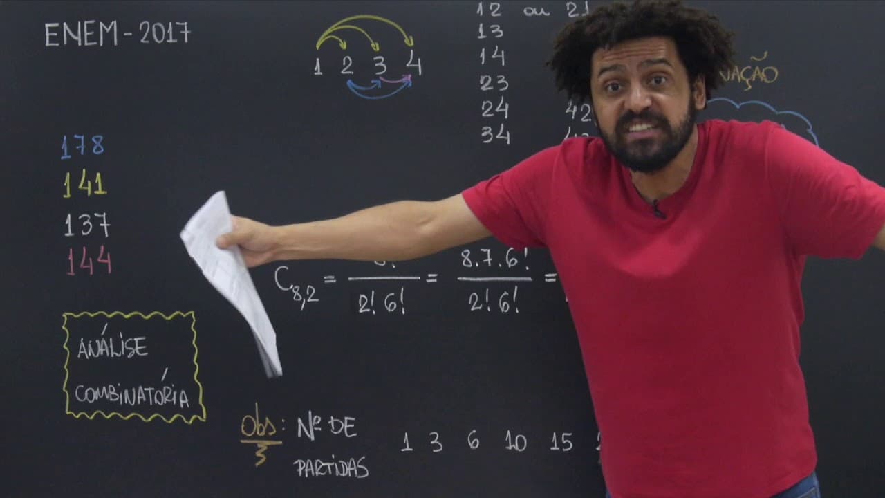 Thumbnail: ENEM 2017 - Questão 141 de Matemática (Caderno Amarelo)