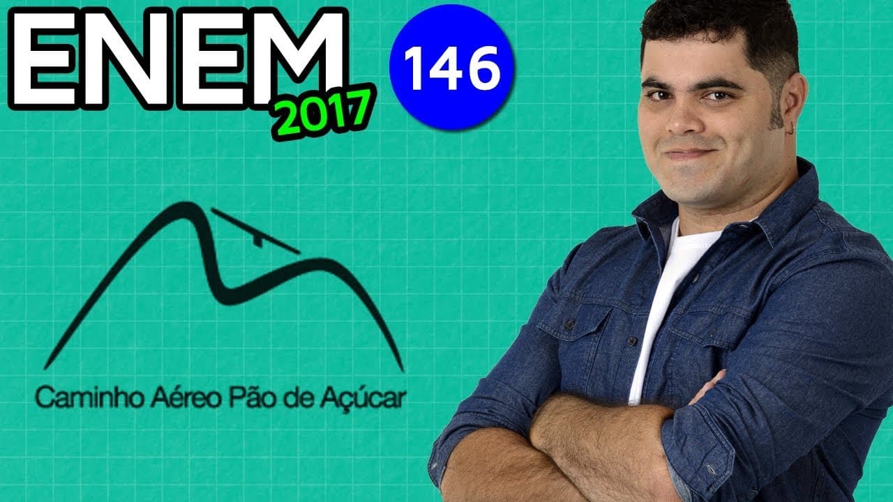 Thumbnail: 🔥 ENEM 2017 Matemática #11 👉 Trajetória de Dois Bondinhos e Unidades de Medida de Tempo