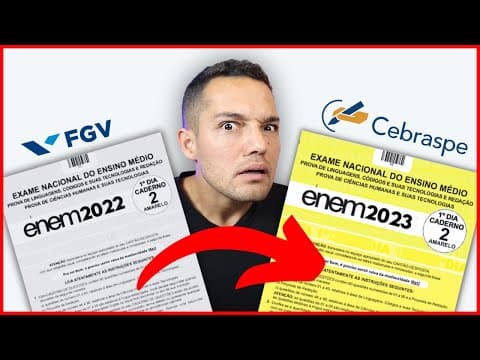 Thumbnail da aula: Conheça TODAS as MUDANÇAS na CORREÇÃO da REDAÇÃO do ENEM 2023 (com exemplos) | Profinho