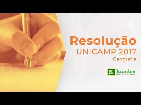 Thumbnail da aula: Geografia - Resolução Unicamp 2017 - Caroline Vancim