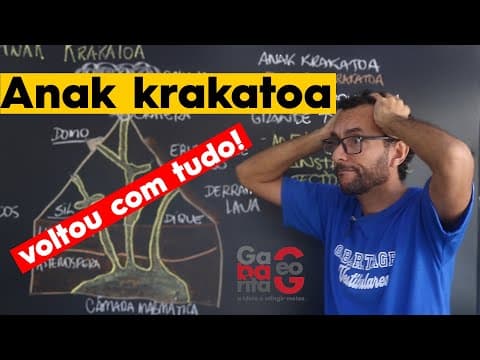 Thumbnail da aula: Vulcão Anak Krakatoa voltou com tudo | Última erupção |