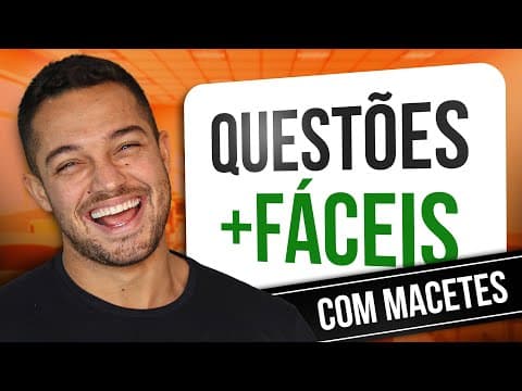 Thumbnail da aula: As questões MAIS FÁCEIS do ENEM 2026 (linguagens)