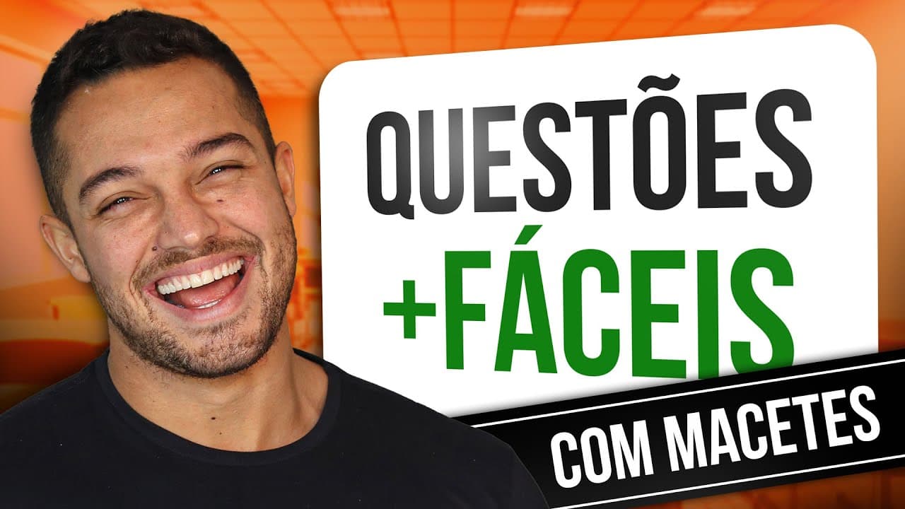 Thumbnail: As questões MAIS FÁCEIS do ENEM 2026 (linguagens)