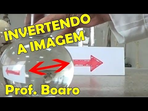 Thumbnail da aula: ÁGUA QUE INVERTE A IMAGEM - EXPERIÊNCIA DE FÍSICA - REFRAÇÃO DA LUZ   Prof.  Boaro