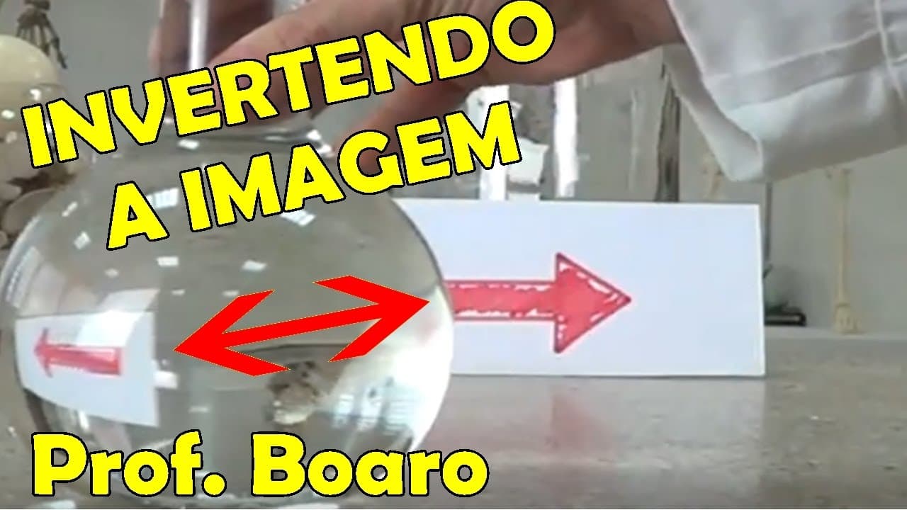 Thumbnail: ÁGUA QUE INVERTE A IMAGEM - EXPERIÊNCIA DE FÍSICA - REFRAÇÃO DA LUZ   Prof.  Boaro