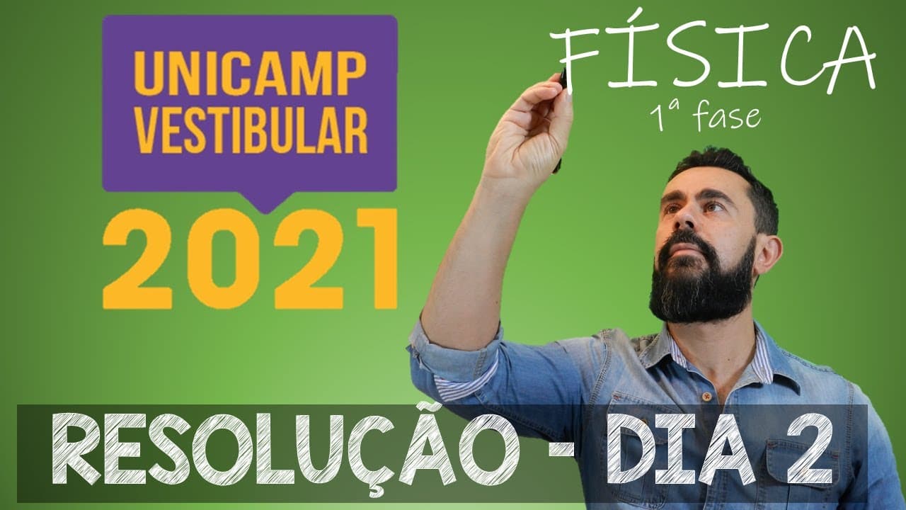 Thumbnail: Primeira Fase Unicamp 2021 (Biológicas e Saúde) - Resolução da prova de Física