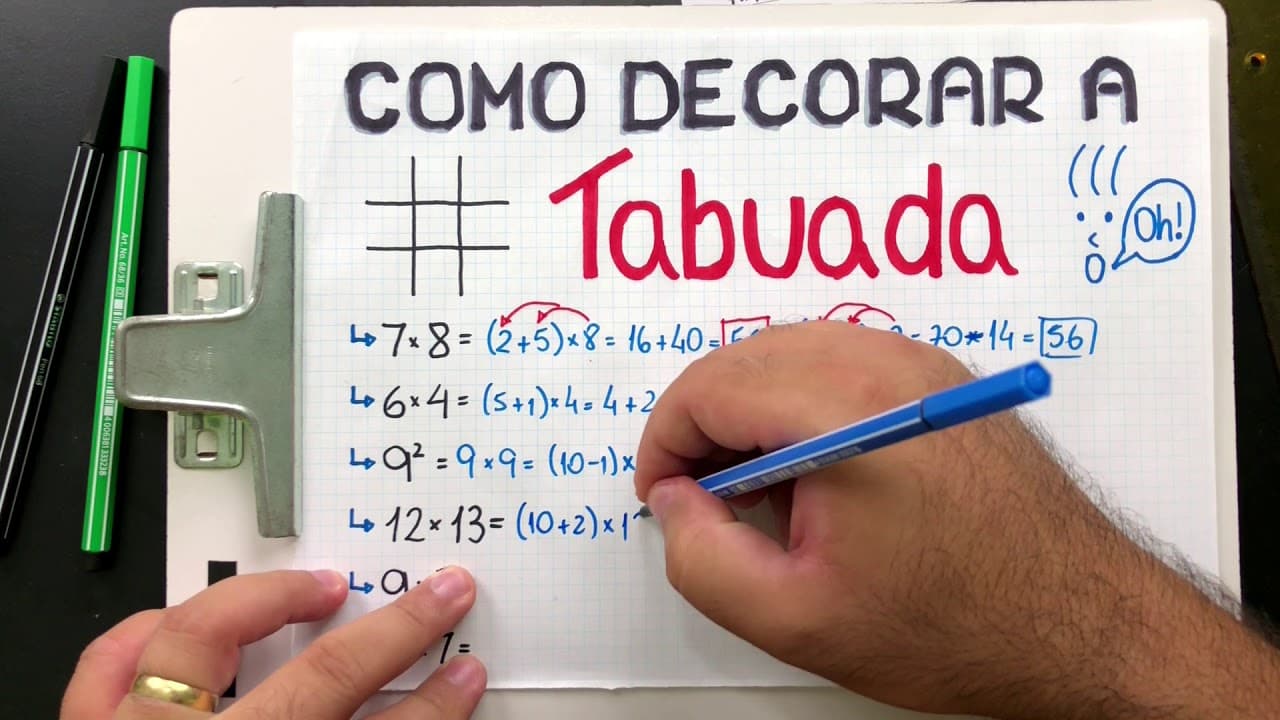 Thumbnail: ⏱ TABUADA DEFINITIVA Multiplicação em 5 SEGUNDOS! 😯