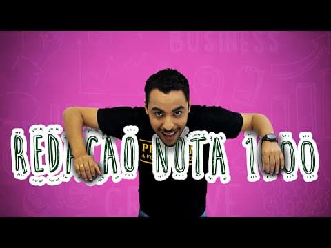 Thumbnail da aula: Redação - Como a banca vai corrigir e pontuar a sua REDAÇÃO