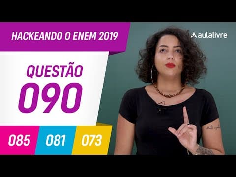 Thumbnail da aula: Enem 2019 | História: mineração no século XVIII | Questão 90 (branco)