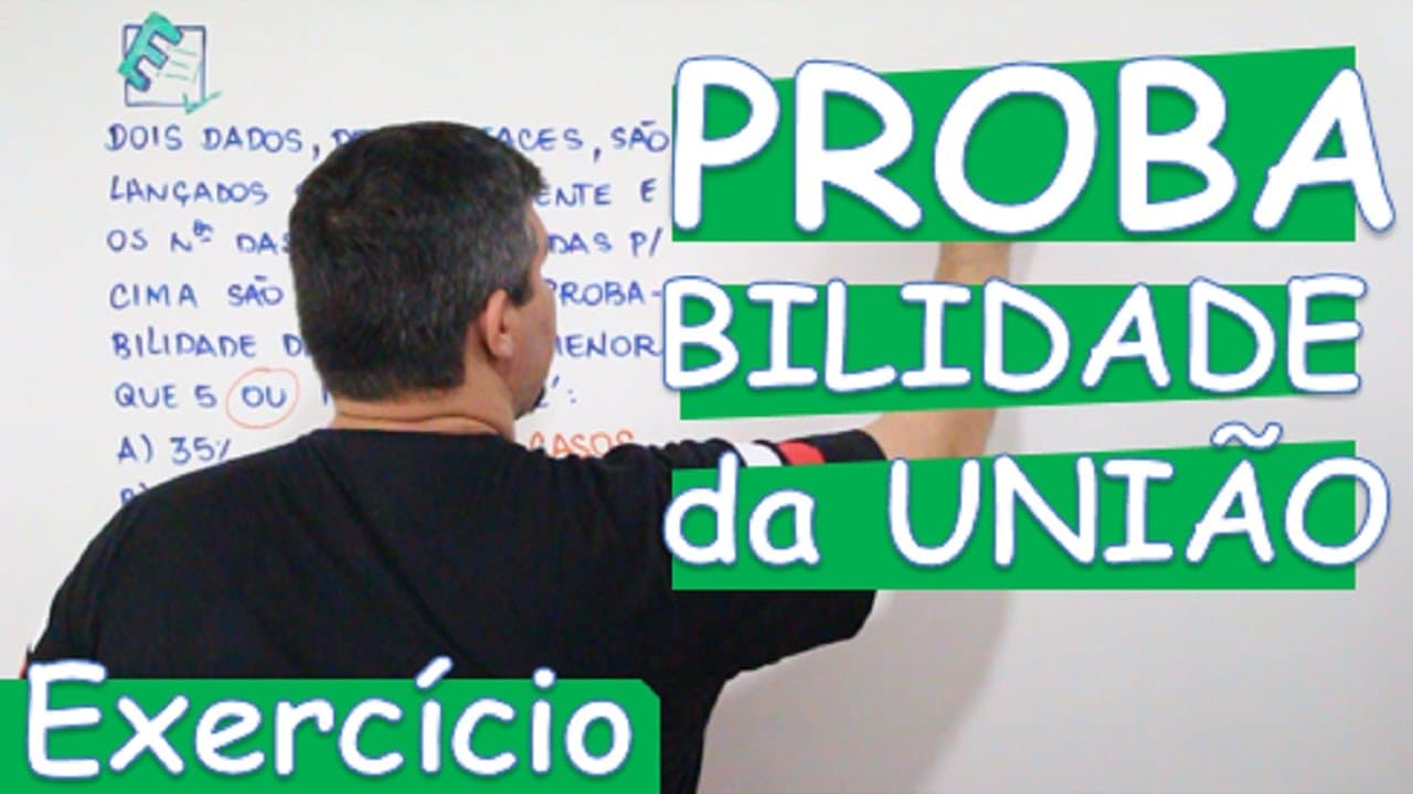 Thumbnail: PROBABILIDADE - EXERCÍCIO -  RESOLUÇÃO EXATAS (APP) #1