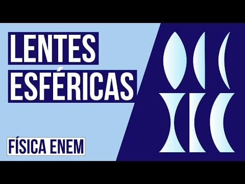 Thumbnail da aula: LENTES ESFÉRICAS: O que são, tipos, características e formação da imagem | Aula de Física para Enem
