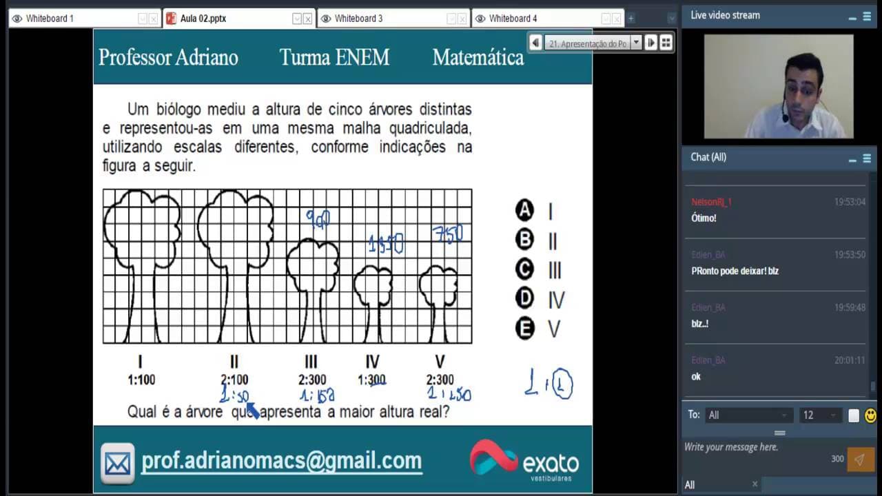 Thumbnail: Matemática Enem - Razão e Proporção: Resolução de Exercícios - Parte 4