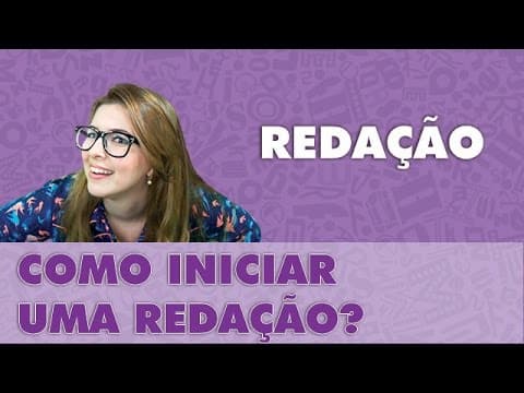 Thumbnail da aula: Prof. Pamba: Como iniciar uma redação? - Redação #1