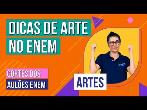 Thumbnail da aula: ARTE NO ENEM: o que mais cai? | Cortes dos Aulões do Enem | Artes | Mariane Martins