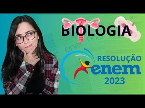 Thumbnail da aula: RESOLUÇÃO ENEM 2023 | Muitas mulheres sofrem com desconfortos nos dias que antecedem a menstruação..