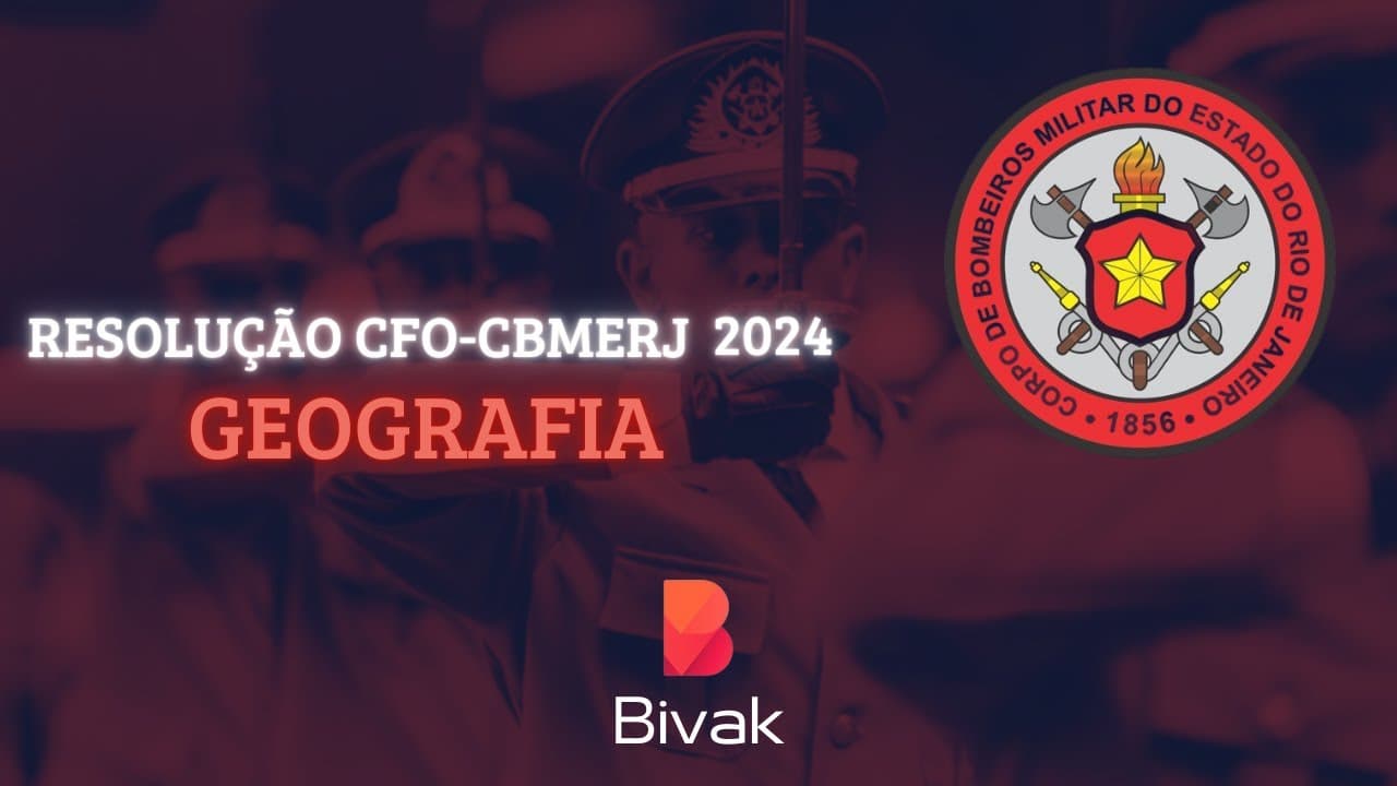 Thumbnail: RESOLUÇÃO COMPLETA DO CFO-CBMERJ 2024/25 | (UERJ - EXAME ISOLADO) | GEOGRAFIA