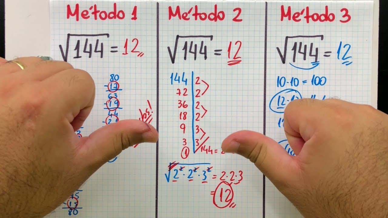 Thumbnail: ⚠️ Como Calcular RAIZ QUADRADA de 3 Modos Diferentes