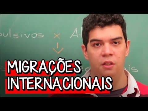 Thumbnail da aula: Migrações Internacionais: Atração e Repulsão - Extensivo Geografia | Descomplica