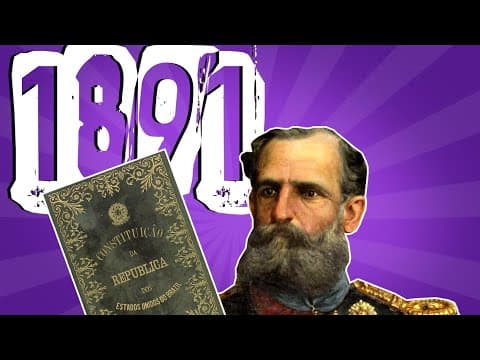 Thumbnail da aula: ENTENDENDO A PRIMEIRA CONSTITUIÇÃO REPUBLICANA, DE 1891