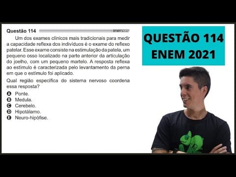 Thumbnail da aula: BIOLOGIA ENEM 2021! "Um dos exames clínicos mais tradicionais..."