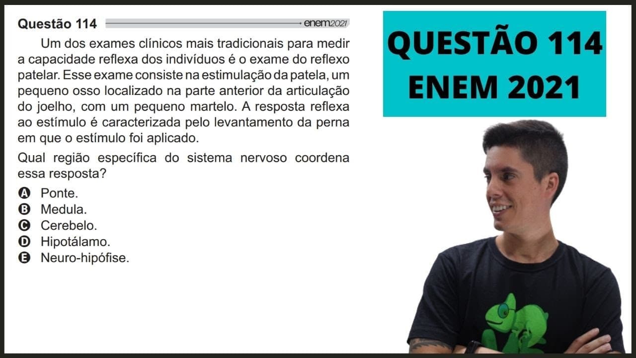 Thumbnail: BIOLOGIA ENEM 2021! "Um dos exames clínicos mais tradicionais..."