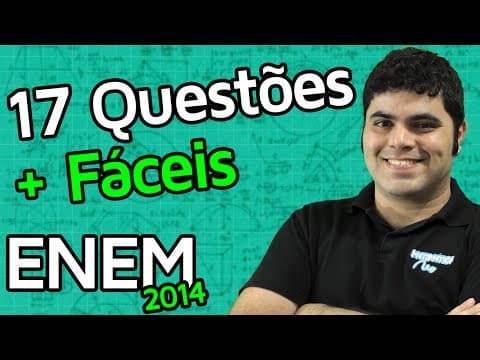 Thumbnail da aula: 17 Questões de Matemática Mais Fáceis do ENEM 2014