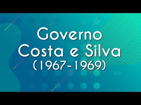 Thumbnail da aula: Governo Costa e Silva - Brasil Escola