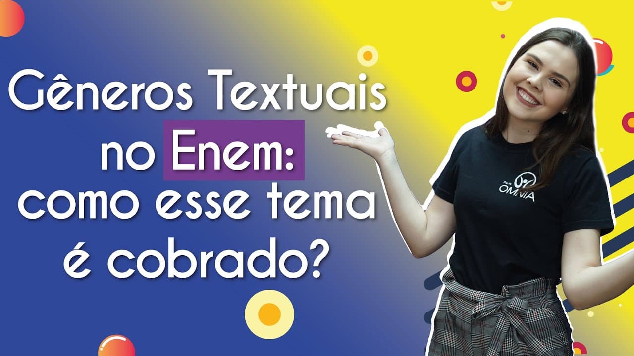 Thumbnail: Gêneros Textuais no Enem: como esse tema é cobrado? - Brasil Escola