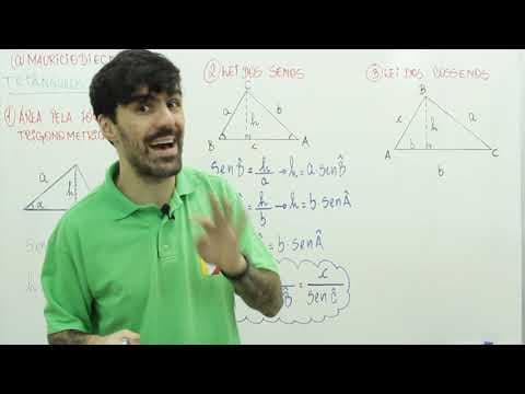 Thumbnail da aula: MATEMÁTICA - Geometria Plana - Triângulos Quaisquer.