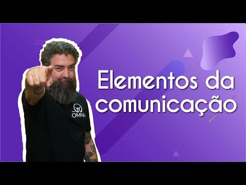 Thumbnail da aula: Elementos da comunicação  - Brasil Escola