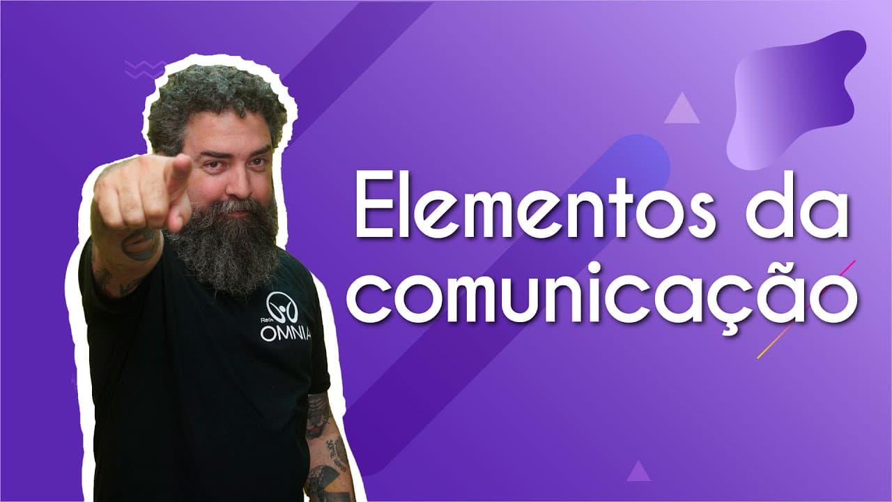 Thumbnail: Elementos da comunicação  - Brasil Escola