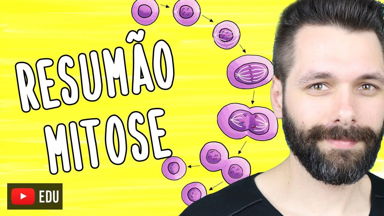 Thumbnail: RESUMO sobre MITOSE | Biologia com Samuel Cunha